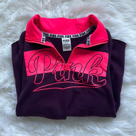 PINK Victoria's Secret Sweaters - PINK Zip-Up Sweater